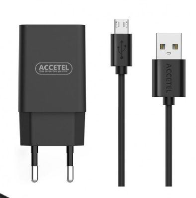 Cargador Pared Carga Rápida QC3.0 18W - Micro USB Negro