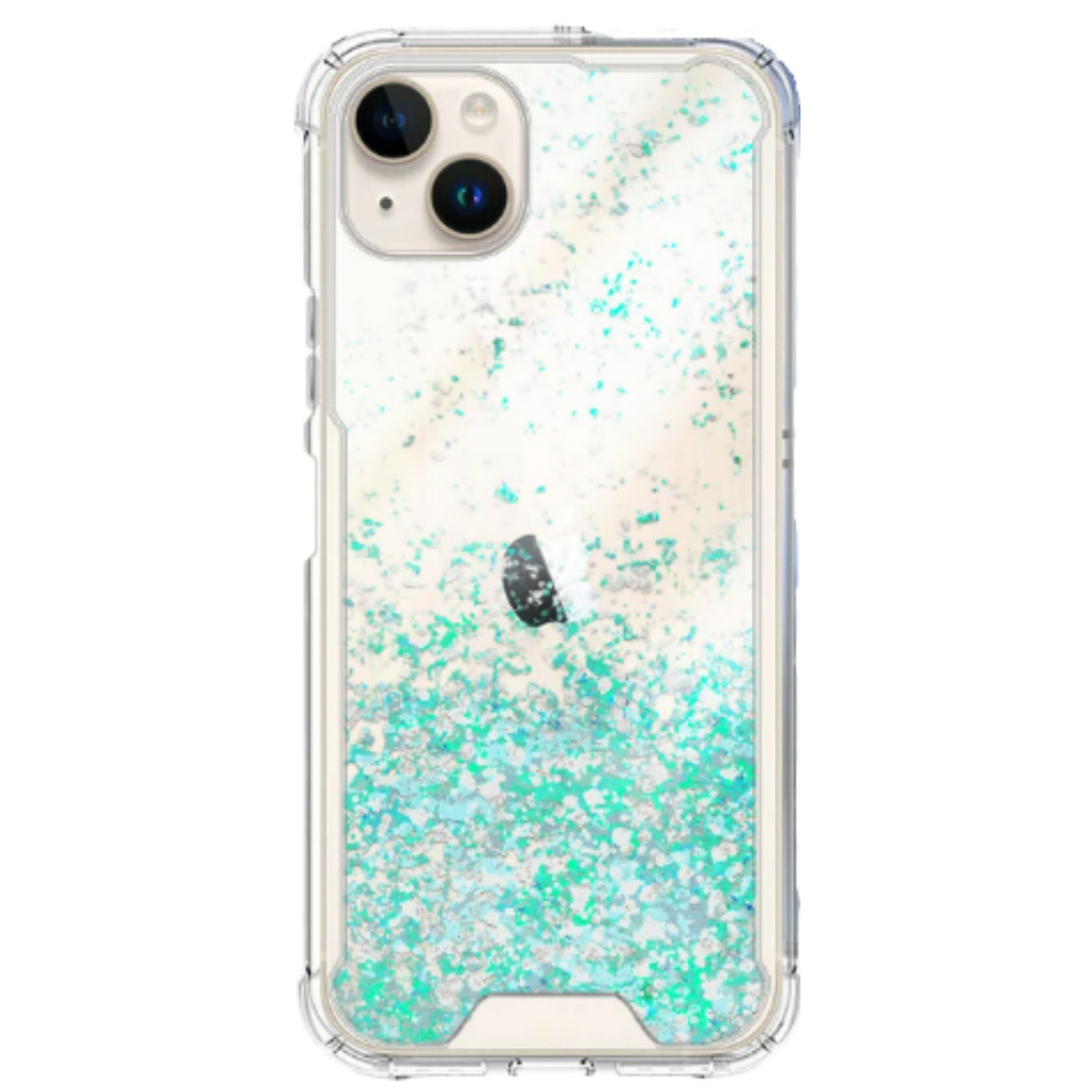 Funda Gel transparente purpurina | Apple