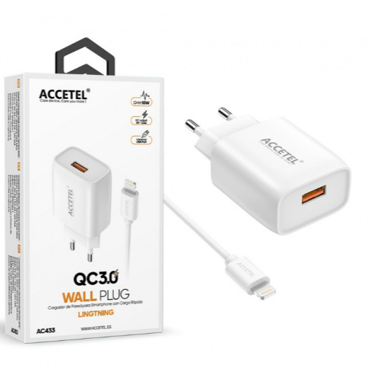 Cargador Pared USB 2.4A - Cable Lightning