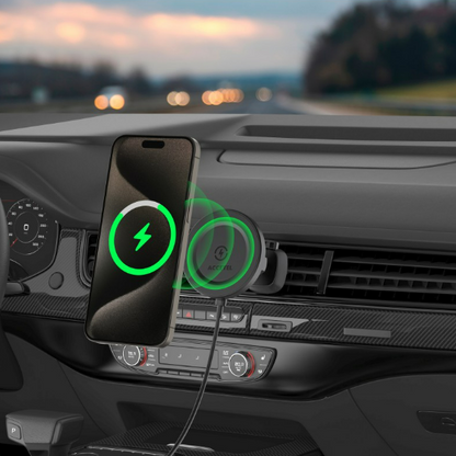 Soporte Universal Magnético para Coche con Carga Inalámbrica 15