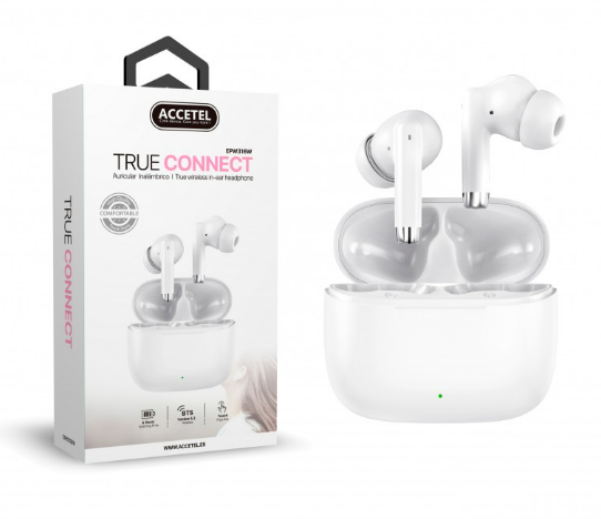 Auricular Inalámbrico TWS - Bluetooth 5.3 Blanco