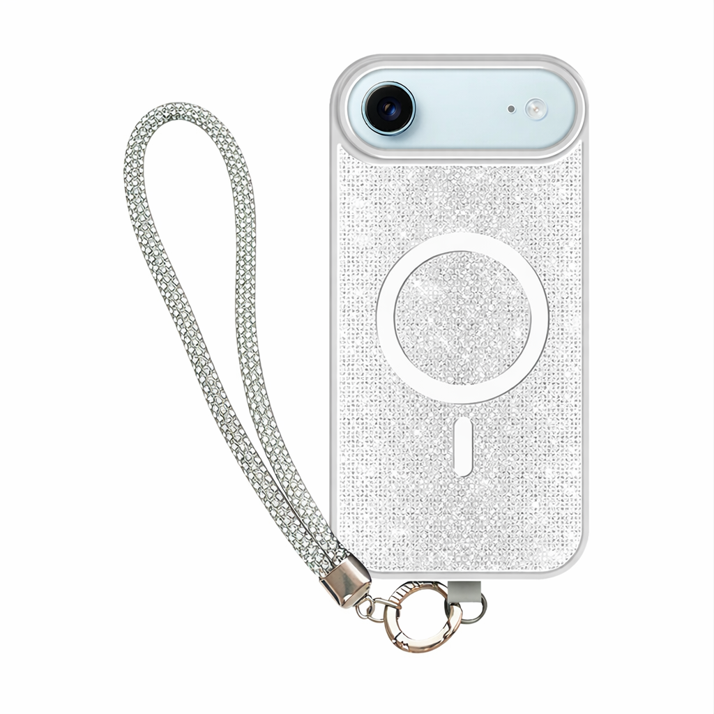Funda con Magsafe de Diamantes y Correa