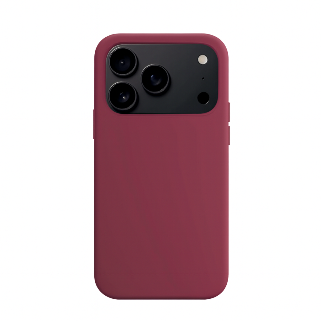 Funda Silicona | iPhone | Burdeos