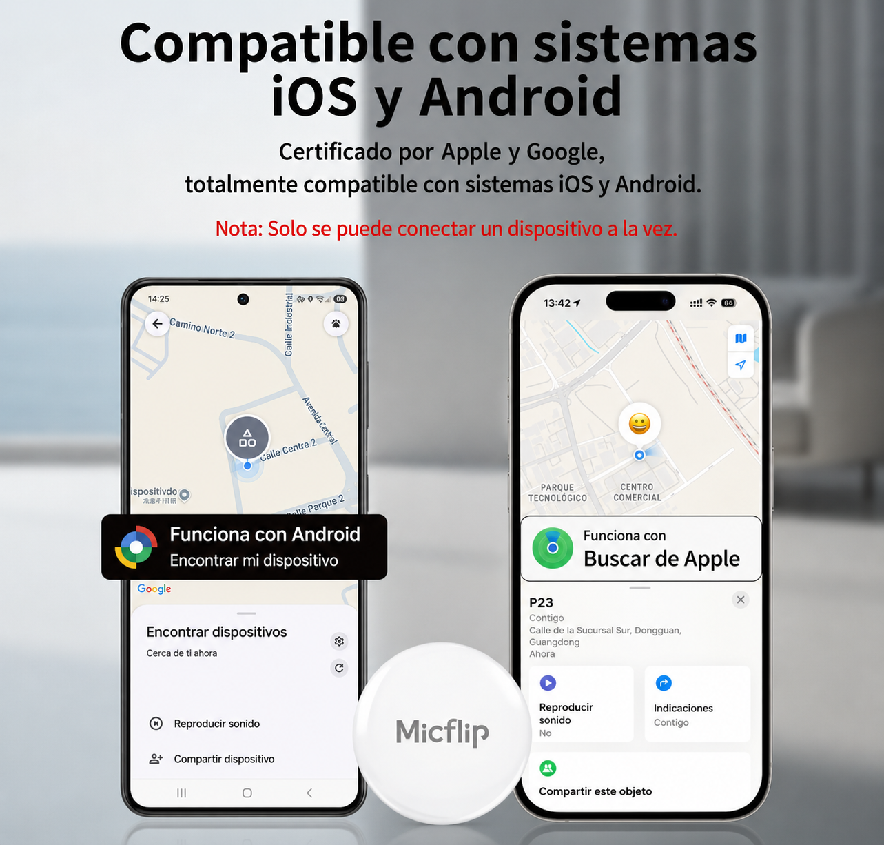 MICFLIP Mini rastreador GPS