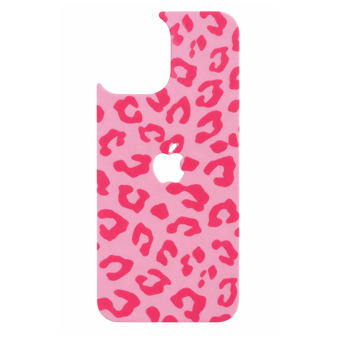 Back Skin Pink Leopard