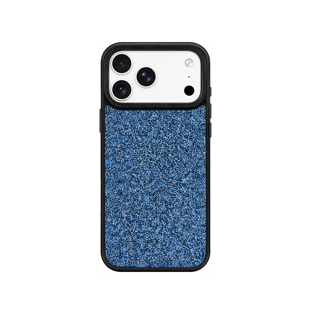 Funda Diamante Brillante Magnética Borde Negro