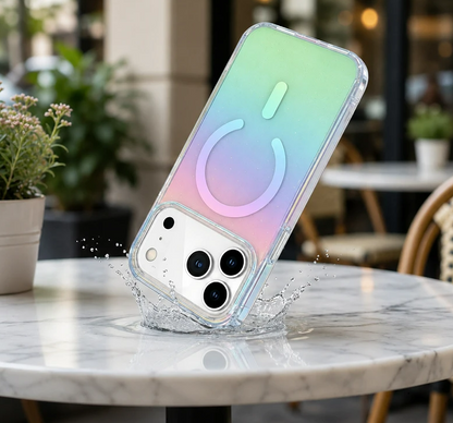 Funda con Magsafe Degradada con Brillo Multicolor