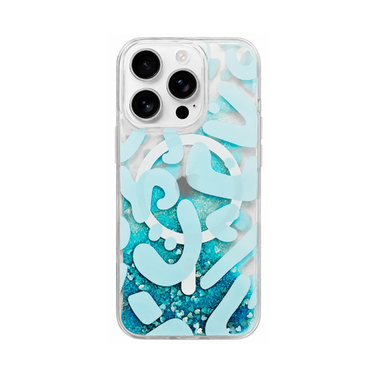 Funda Gel Purpurina Magsafe