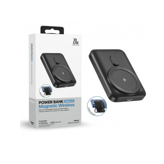 Batería externa Inalambrica Magsafe de Carga Rápida 10000mAh 20W | Negro